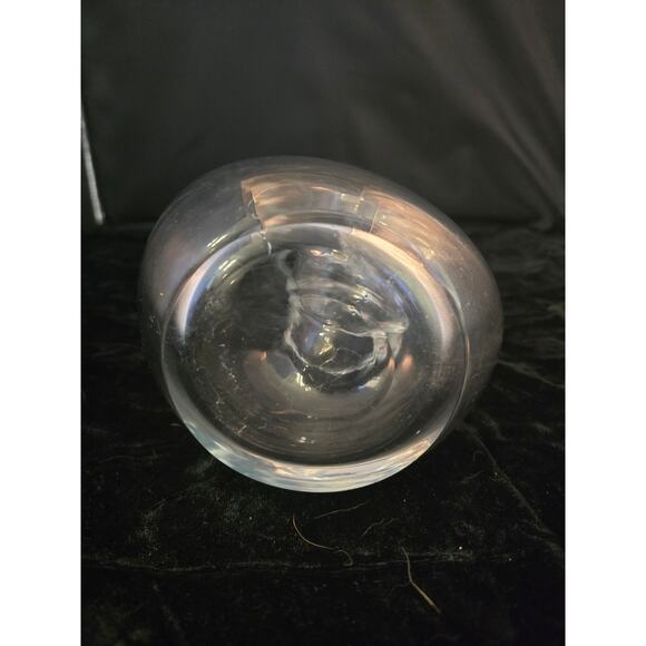 Polish Pitcher Carafe‎ Eternity Badash Crystal Clear Glass 48oz Poland Handmade - Picture 7 of 7